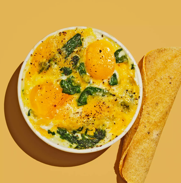 Instant egg & cheese "bake"