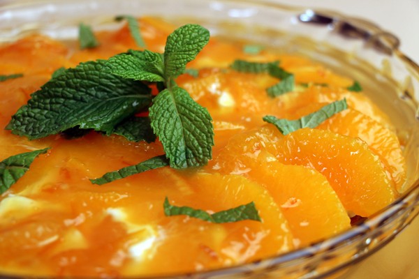 Instant orange cake