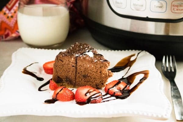 Instant Pot Amaretto cheesecake