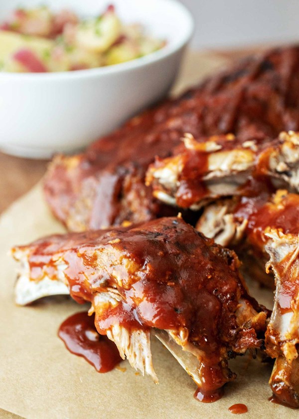 Instant Pot BBQ baby back ribs