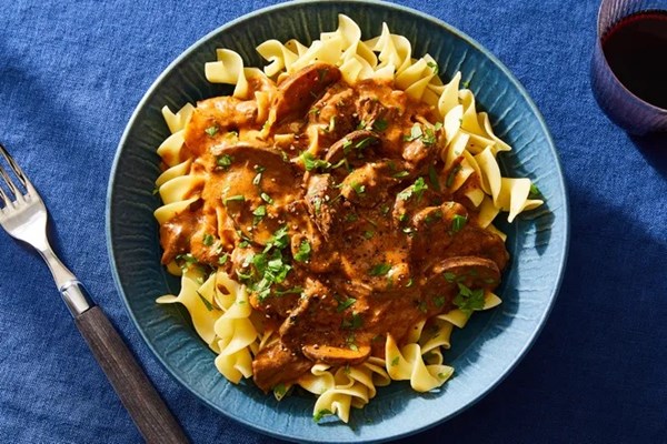 Instant Pot beef Stroganoff