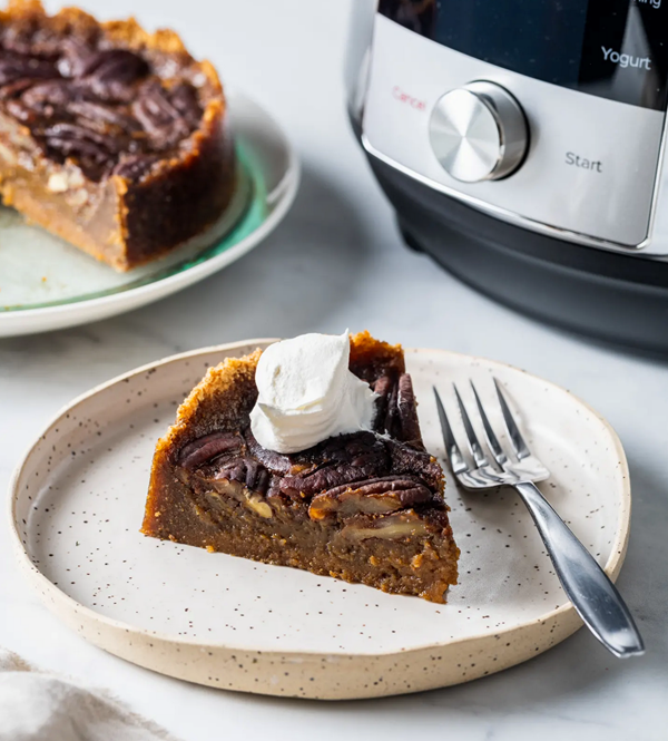 Instant Pot bourbon pecan pie