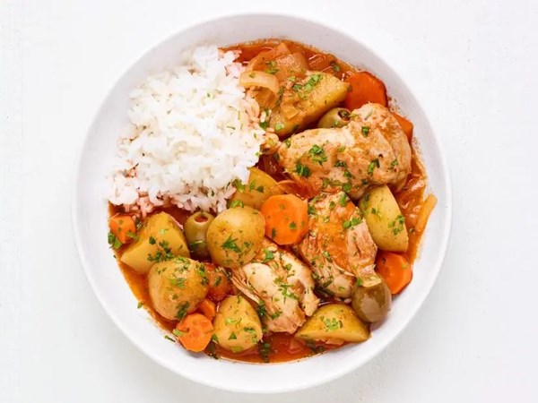 Instant Pot braised chicken and potatoes