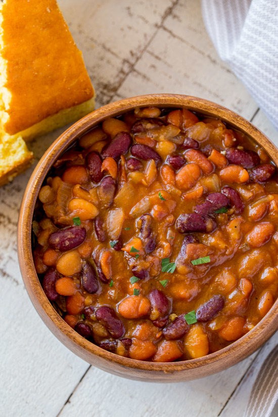 Instant Pot brown sugar baked beans