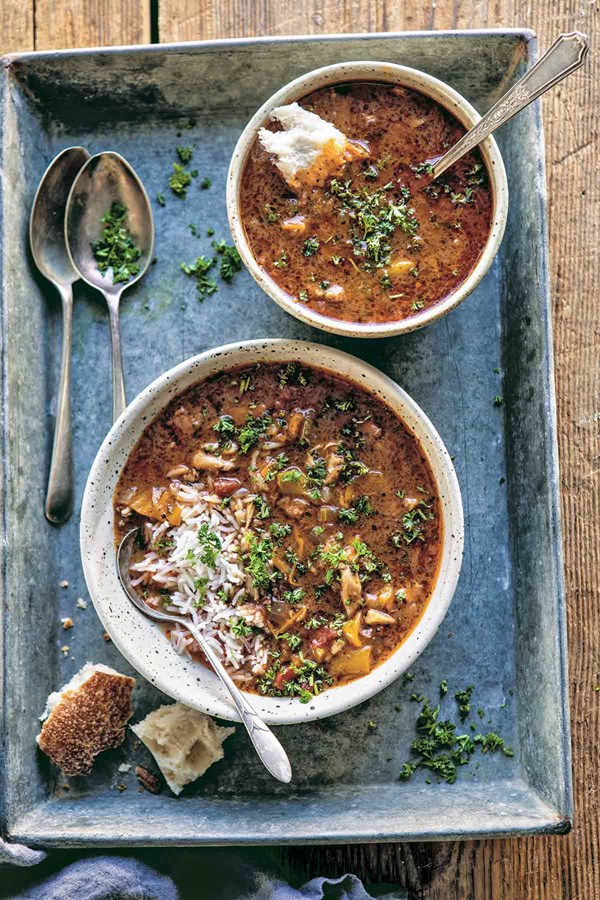 Instant Pot chicken gumbo