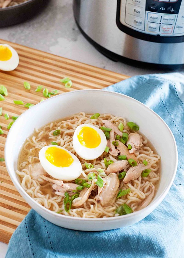 Instant Pot chicken wing ramen