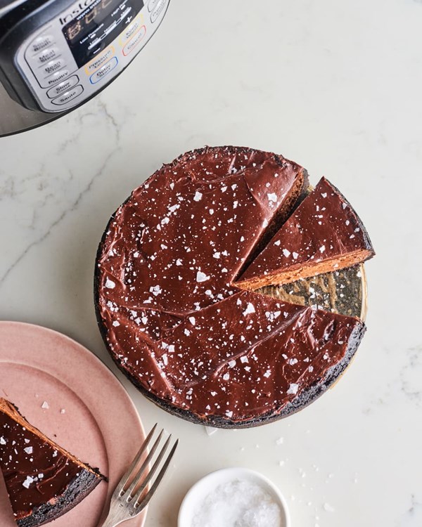 Instant Pot death by chocolate cheesecake