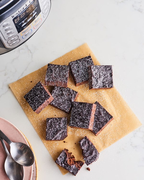 Instant Pot fudgy chocolate brownies