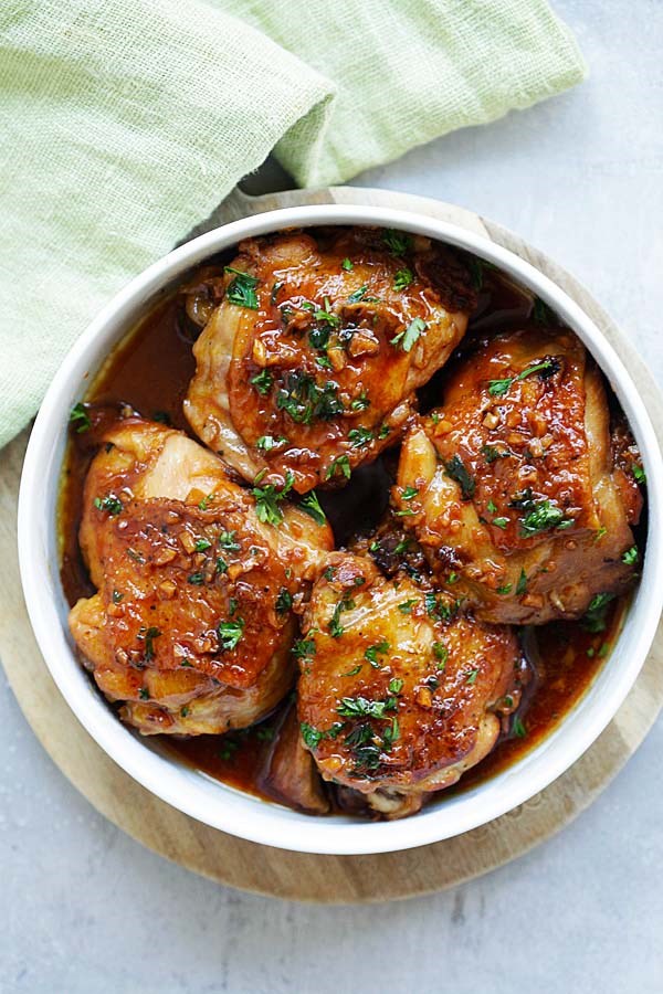 Instant Pot honey garlic chicken