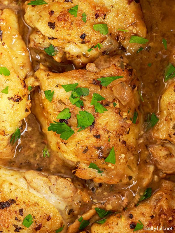 Instant Pot lemon butter chicken thighs