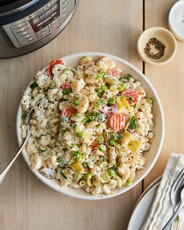 Instant Pot macaroni salad