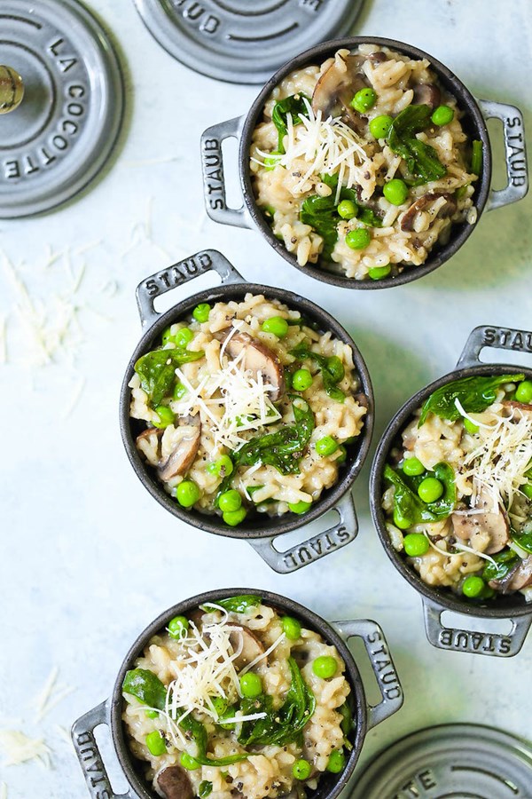 Instant Pot mushroom risotto