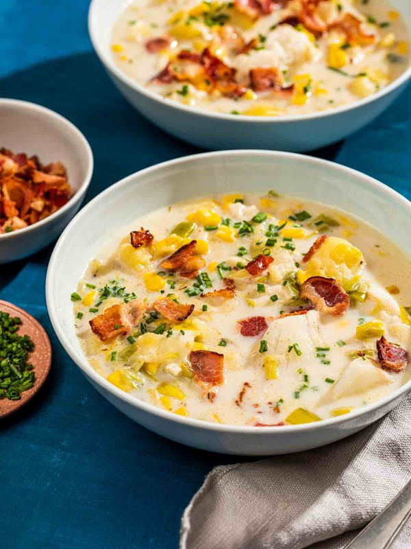 Instant Pot New England fish chowder