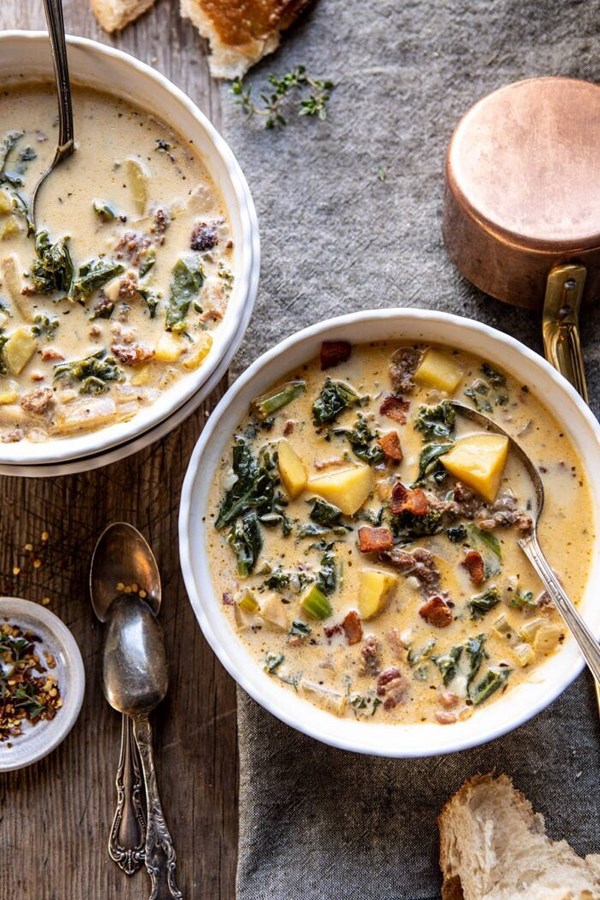 Instant Pot pesto zuppa Toscana