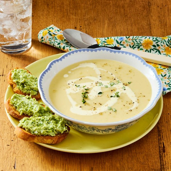 Instant Pot potato-leek soup