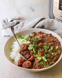 Instant Pot red beans and rice