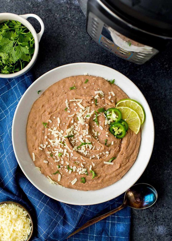 Instant Pot refried beans