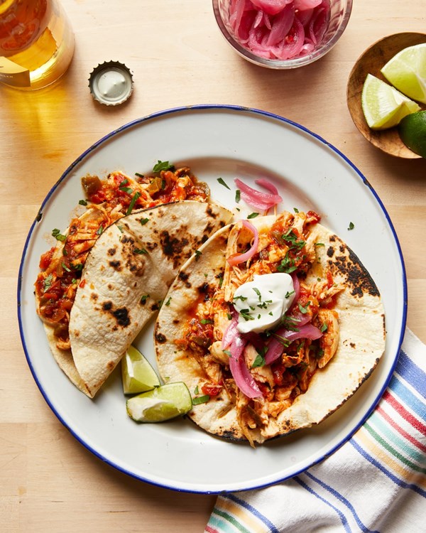 Instant Pot salsa chicken