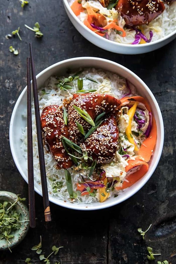 Instant Pot sticky Korean chicken