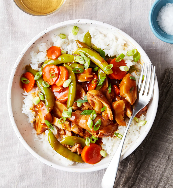 Instant Pot teriyaki chicken and rice