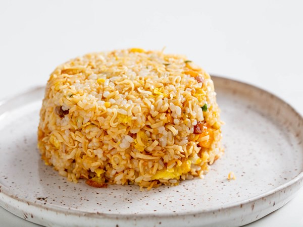 Instant ramen fried rice