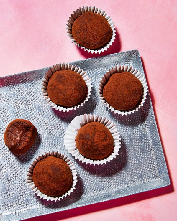 Intense dark choc truffles 