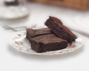 Intensely chocolatey beetroot brownies