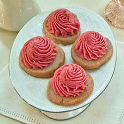 Intensely raspberry buttercream