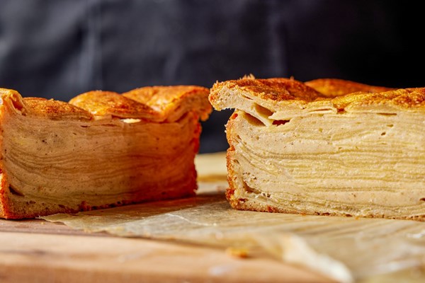 Invisible apple cake (Gâteau invisible)