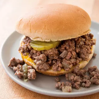 Iowa loose meat sandwiches