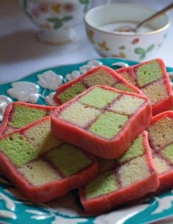 Irish Battenburg cake
