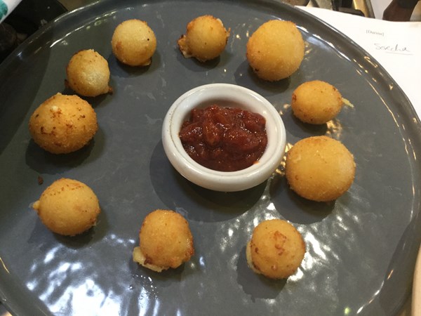 Irish cheddar cheese croquettes