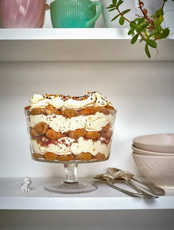 Irish coffee, hazelnut & chocolate tiramisu