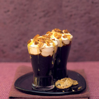 Irish coffee with Amaretto
