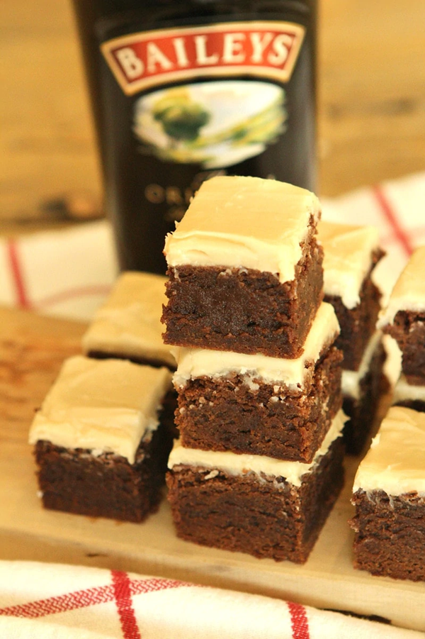 Irish cream brownies