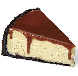 Irish cream caramel cheesecake