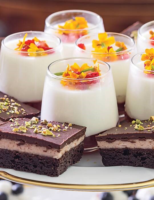 Irish cream panna cotta