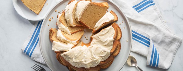 Irish cream pound cake