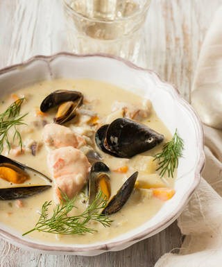 Irish seafood chowder
