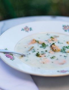 Irish seafood chowder