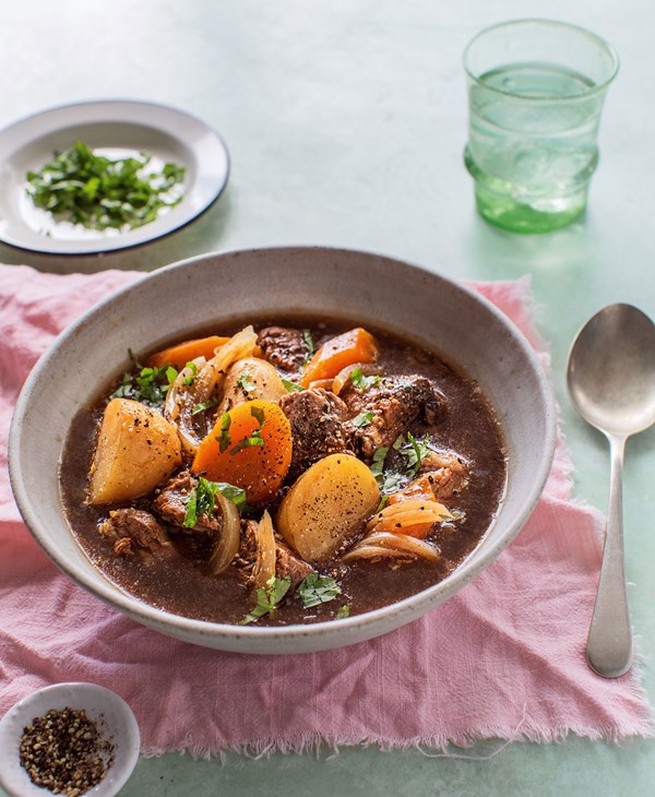 Irish stew with beef & Guinness
