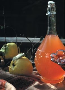 Isfahan quince-lime syrup