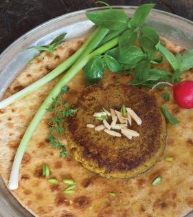 Isfahani lamb briyani wrap (Kabab-e briyani-e Esfahan)