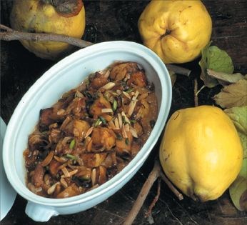 Isfahani quince & pomegranate braise