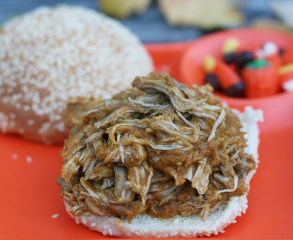 Island pumpkin pulled pork