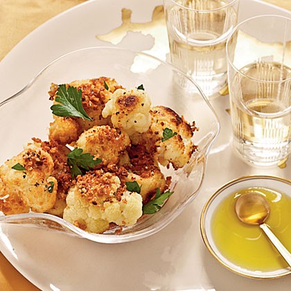 Israeli cauliflower with panko