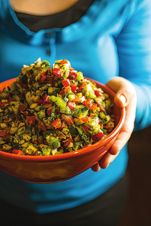 Israeli chopped salad