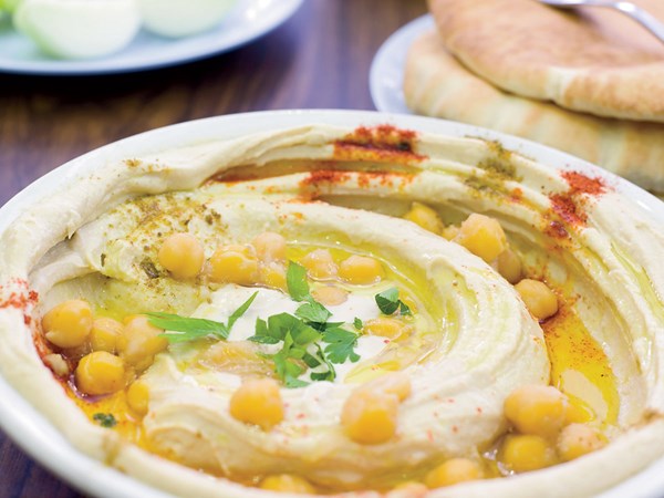 Israeli hummus with paprika and whole chickpeas [Michael Solomonov]