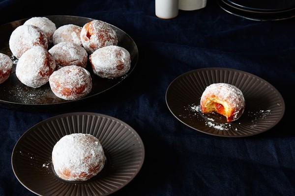 Israeli jelly doughnuts (Sufganiyot)