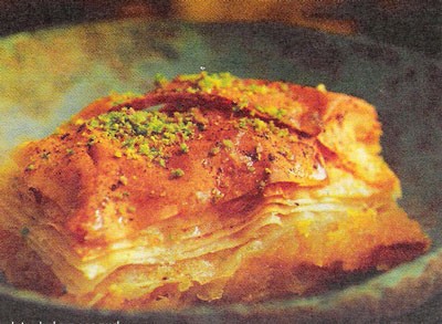Istanbul orange and vanilla baklava
